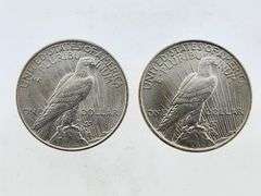 1922 & 1924 Silver Peace Dollars
