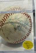 Cal Ripken and Brooks Robinson signed baseball