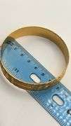 22KT Yellow Gold Ethnic Idian style Bangle Featuring Intricate Textured Motifs