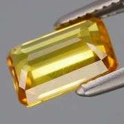 Simply amazing! 1.94ct richly colored saffron yellow Sapphire!