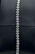 Stunning 3.79 CTTW Colorless Conflict Free Lab Diamond Tennis Bracelet in 14KT Gold, VS1