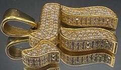 14K YELLOW GOLD 3.00CTW LAB DIAMOND CUSTOM PENDANT