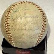 1960's O's signed baseball team