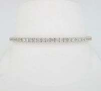 Earth Mined Diamond Flex Bangle Bracelet