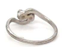 14kt White gold diamond ring