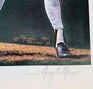 Cal Ripken Jr. Litho Print Signed / Numbered By Artist Angelo Marino