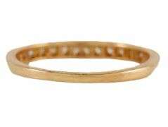Tiffany & Co. 0.30ctw Diamond Channel Set Band Ring in 18K