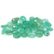 Vivid color in this 6.85ct Zambian Emerald set