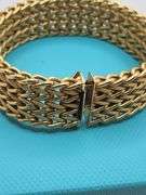 Very Rare Vintage 18k gold Hand made Bracelet