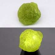 Rare 16.63ct uncut untreated green Grossular Garnet!