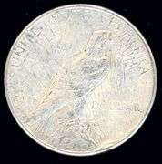 1926 Peace Silver Dollar