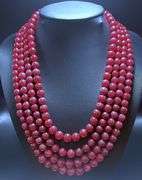 Gorgeous 888 Cttw Natural Mined From The Earth Ruby Necklace