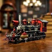 Large Cast Metal Steam Locomotive