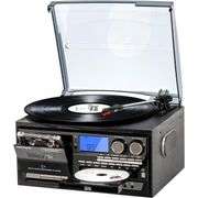 9-in-1 Vintage-Style Record Player System