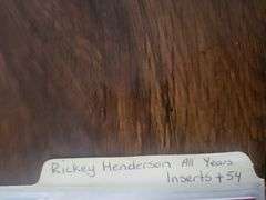 Rickey Henderson All Years Inserts