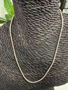 Sterling Silver Rose Gold Plated Prism Diamond-Cut Flex Snake Chain 2.5mm 925 Italy 18"