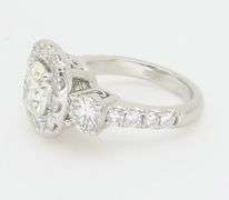 Custom Platinum Ring Crafted with 2.62CTW of Diamonds