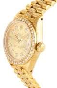 Rolex President 6917 Aftermarket Diamond Dial & Bezel 18K Ladies Watch