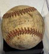 1970 Orioles Team Ball. World Champs. Signed