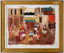 Exclusive Zule Moskowitz Original Work of Art Framed