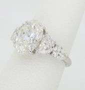 4.68CTW Certified Oval Diamond Ring