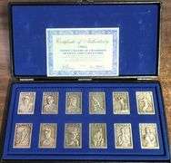 Amazing Topps Gallery of Champions 1986 Collection in solid Sterling Silver (12.46 ASW)