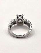 Extraordinary 3 Ct VVs1 Near Flawless Bright White VVS1 Fire Moissanite  Ring