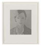 Rare Alex Katz Portrait Signed Aquatint From Give Me Tomorrow Suite Edition of 40, 1984