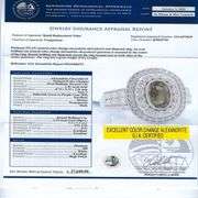 PLATINUM ALEXANDRITE AND DIAMOND RING 2.61 C.T.W.