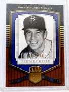 Pee Wee Reese Classic Portrait Baseball Card