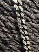 Ruthenium Plated 925 Sterling Silver 4.9mm Miami Cuban Chain Slash Diamond-Cut Italy Necklace 24"