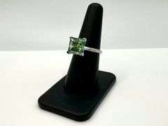 Stunning 5 Ct Russian Color Change Lab Created Alexandrite Asscher Cut Ring