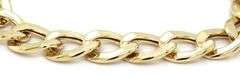 14kt Yellow gold Curb link chain bracelet