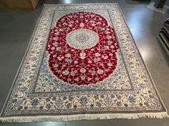 Fine Genuine Silk&Wool Persian Nain 8x12