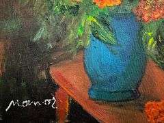 Exquisite Original Art By Manor Shadia- Manor Shadian Golden Autumn