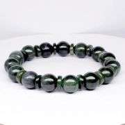 Ready to wear 173.60ct dark green Burmese Jade! Untreated!