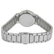 Citizen Quartz Black Dial Stainless Steel Ladies Watch