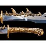 Hand-Forged Chinese Dao Sword with Dragon Handle