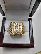 Very Nice hand made 14K gold Men's diamond ring