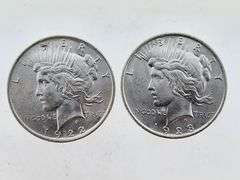 1922 & 1923 Silver Peace Dollars