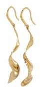 Tiffany & Co. Frank Gehry Orchid Drop Earrings in 18K