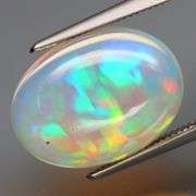 Non-stop color! 5.86ct REAL block pattern Jelly Opal!