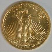 Superb Gem BU 2022 $5 American Gold Eagle coin
