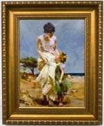 Exclusive Pino 'Joyful Memories' Limited Edition Signed Giclee on Canvas Framed
