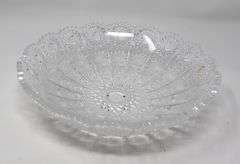 Hand Cut Round Crystal Candy Dish