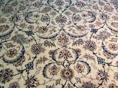 Fine Authentic Persian Silk&Wool Nain 10x13