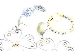 8Pairs of 925 sterling silver earrings