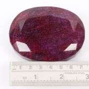 Magnificent Certified Museum Size 1800 Ct Natural Red Ruby Solitaire