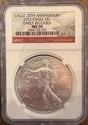 2011 American Silver Eagle 25th Anniversary NGC MS70 Early Releases