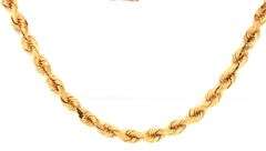 Popular 14K YG 24" Silk Rope